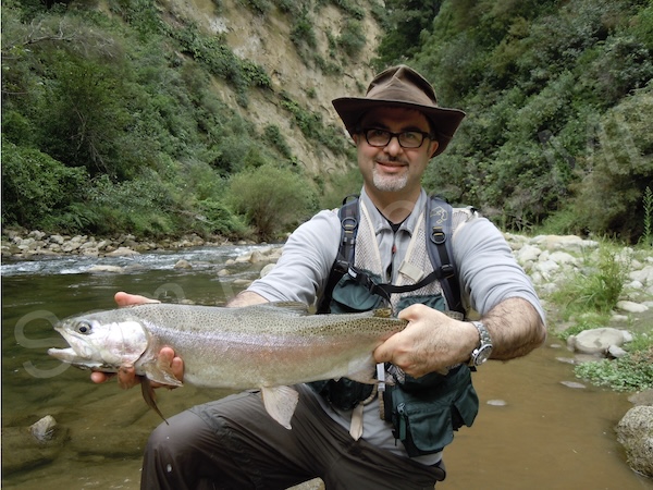 Dr. Sam Most fly fishing outdoors